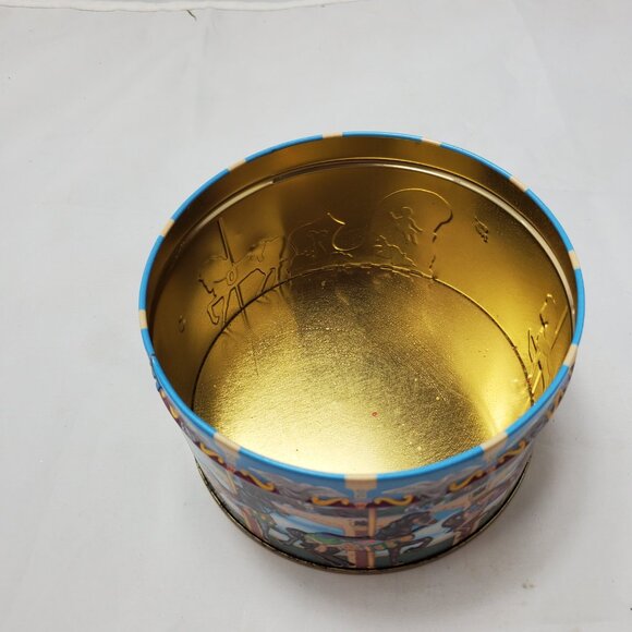 Hershey Park Carrousel Tin Box Hometown Series Canister #13 USA 1996 Empty - Picture 4 of 4